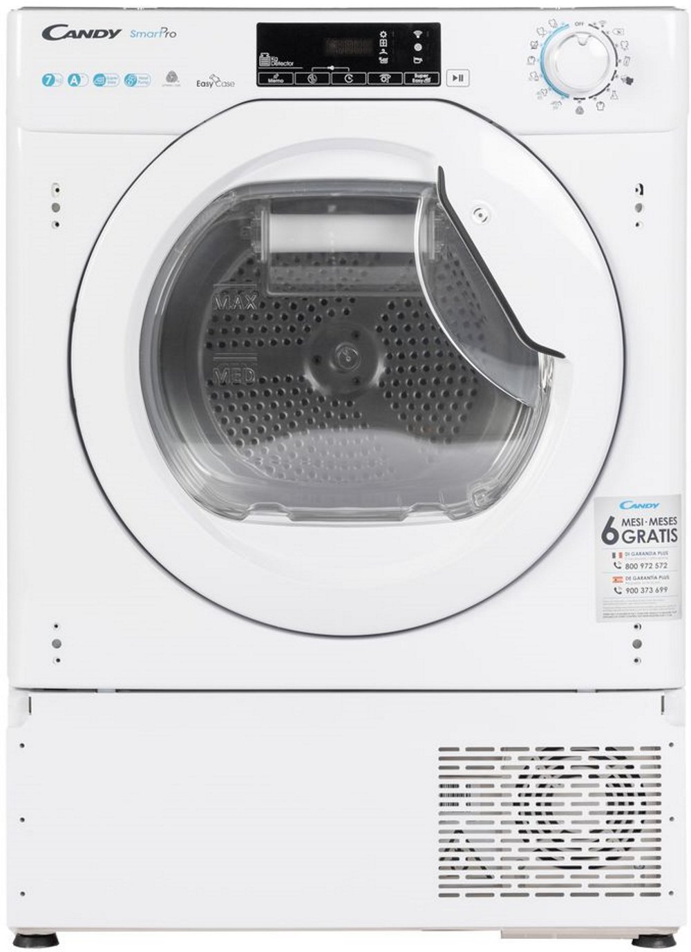 Uscator de rufe incorporabil Candy BCTD H7A1TE-S